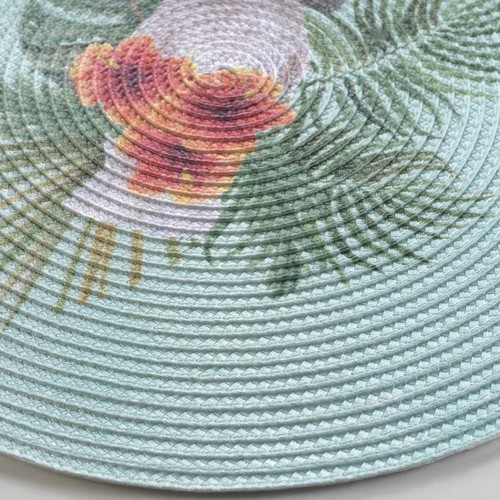 Douceur d intérieur SET DE TABLE (0) 35 CM POLYPROPYLENE IMPRIME ALBA X4 Multicolor