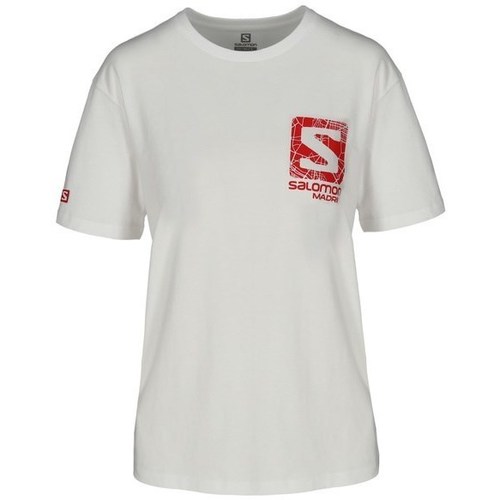 Textil Homem T-Shirt mangas curtas talla Salomon Madrid Branco