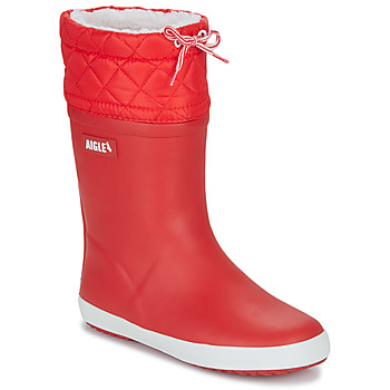 Sapatos Criança Botas de neve Aigle GIBOULEE 2 Vermelho / Branco