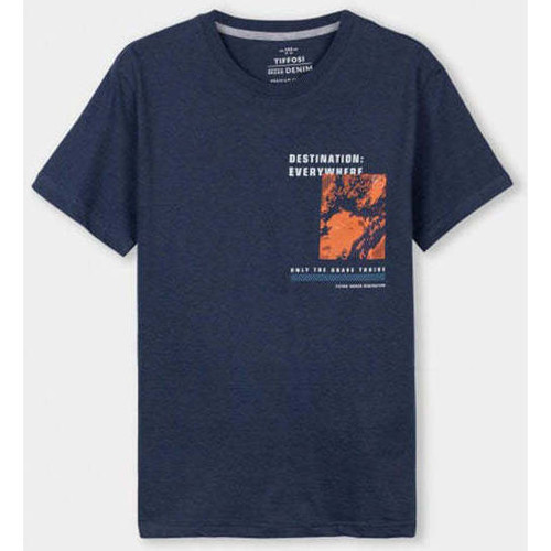 Textil Rapaz T-shirts e Pólos Tiffosi 10043266-3-21 Azul