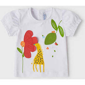 Textil Rapariga T-shirts e Pólos Mayoral PV221028-1-12 Branco