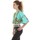 Textil Mulher T-Shirt mangas curtas Versace Jeans Couture 72HAH623-JS049 Verde