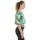 Textil Mulher T-Shirt mangas curtas Versace Jeans Couture 72HAH623-JS049 Verde