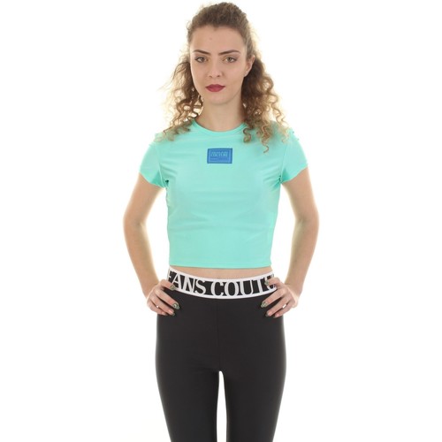 Textil Mulher Stine Goya High Waisted Pants Versace Jeans JEANS Couture 72HAH602-N0008 Verde