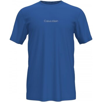 Textil Homem T-Shirt mangas curtas Calvin Logo Klein Jeans 000NM2170E Azul