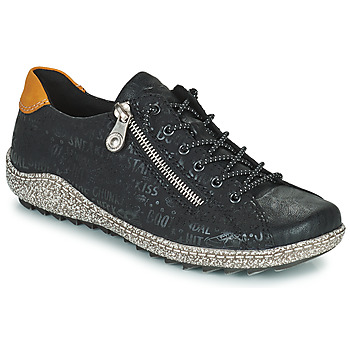 Sapatos Mulher Sapatilhas Rieker L7560-00 Preto / Cinza