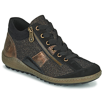 Sapatos Mulher Sapatilhas de cano-alto Remonte R1481-03 Preto