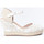 Sapatos Mulher Sapatos & Richelieu Mandarina Shoes Cuñas de Novia Mandarina Lola Blanco Branco