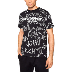 Textil Homem T-Shirt mangas curtas John Richmond - T-shirt nero UMP22145TS NERO