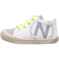 Sapatos Criança Sapatilhas Naturino - Polacchino bianco/grigio SHINE-1N35 Branco