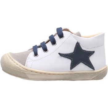 Sapatos Criança Sapatilhas Naturino - Polacchino bianco/blu KOLDE-1B58 Branco