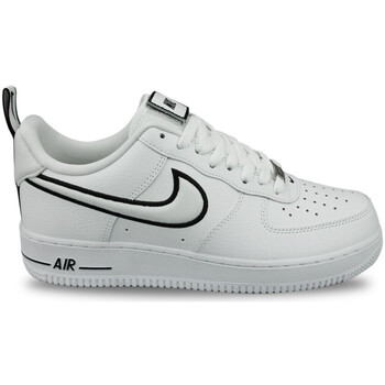 Sapatos Homem Sapatilhas Nike jordan Air Force 1 Low Outline Swoosh Blanc Branco