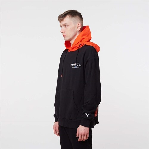 Puma X Attempt Hoodie Preto, Cor de laranja