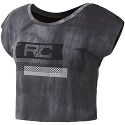 Textil Mulher T-shirts e Pólos Reebok Sport Combat Spraydye Crop Tee Cinza