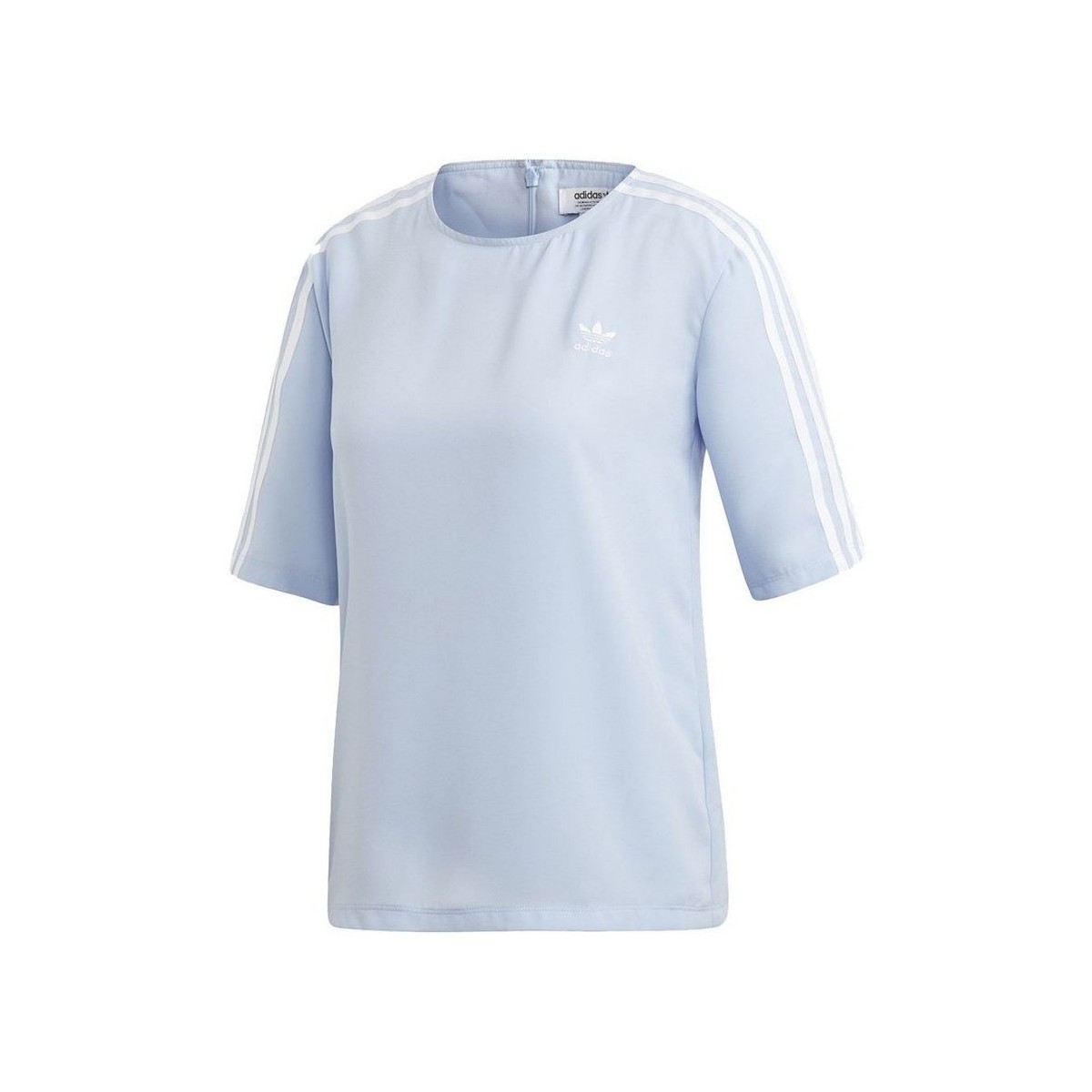 Textil Mulher T-shirts e Pólos adidas Originals 3 Stripes Tee Azul