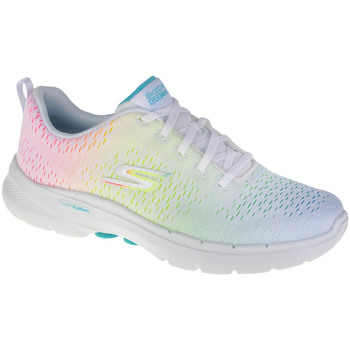 Sapatos Mulher Sapatilhas 216015-NVGY Skechers Go Walk 6 - Vibrant Energy Branco