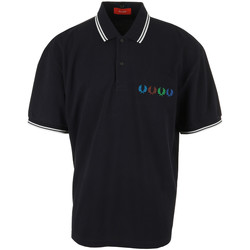 Pure Cotton Block Stripe Knitted Polo Shirt