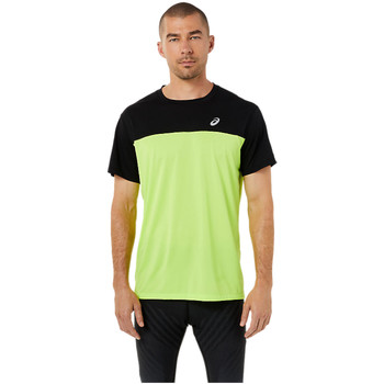Textil Homem Levi's Vit rundringad sweatshirt i avslappnad modell med färgskiftande logga Asics Race SS Top Tee Verde