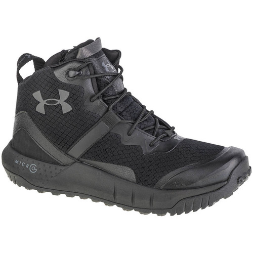 Sapatos Homem Sapatos de caminhada Under delta Armour Micro G Valsetz Zip Mid Preto