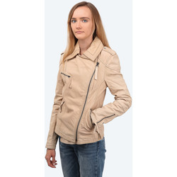 Textil Mulher Casacos/Blazers Wrangler Wmns Buffalo Leather Jacket W4003ZB29 beige
