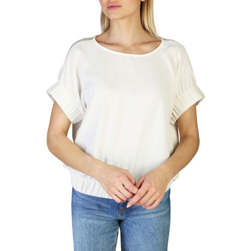 Textil Mulher camisas Pepe JEANS flare - margot_pl304228 Branco