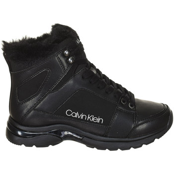Sapatos Mulher Sapatilhas de cano-alto Calvin Klein Jeans B4N12174-BLACK Preto
