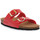 Sapatos Mulher Chinelos Grunland CILIEGIA 70SARA Vermelho