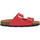 Sapatos Mulher Chinelos Grunland ROSSO 70SARA Vermelho