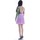 Textil Mulher Zaian semi-sheer dress 72HAE811-N0101 Violeta