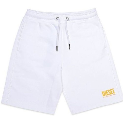 Textil Criança ARCHIVE CODE 2.0 sweat shorts J00500 0IAJH PCROWN-K100 WHITE Branco