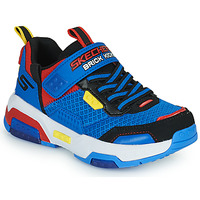 Sapatos Rapaz Sapatilhas Skechers BRICK KICKS 2.0 Azul / Vermelho / Amarelo