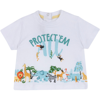 Textil Criança T-shirts e Pólos Chicco 09067693000000 Branco