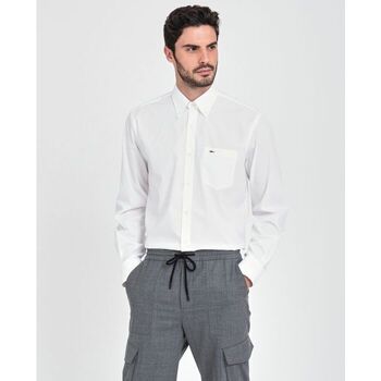 Textil Homem Camisas mangas comprida Paul & Shark 35144-21810 Branco