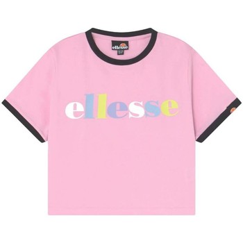 Textil Rapariga T-Shirt mangas curtas Ellesse  Rosa