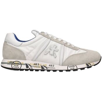 Sapatos Homem Sapatilhas Premiata LUCY 206E-WHITE Branco