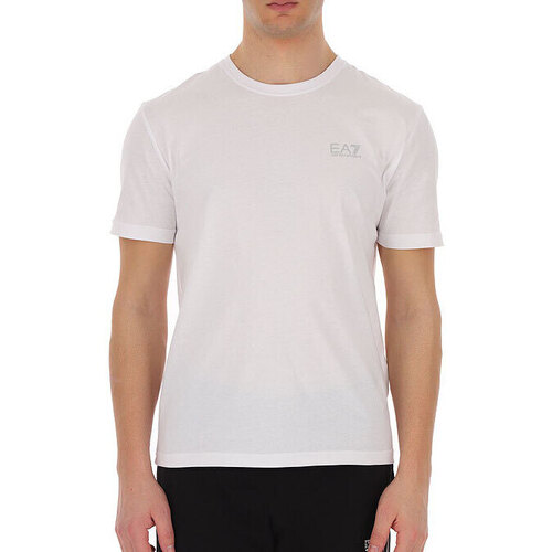 Textil Homem T-shirts e Pólos Emporio Armani EA7 3LPT32PJ02Z Branco