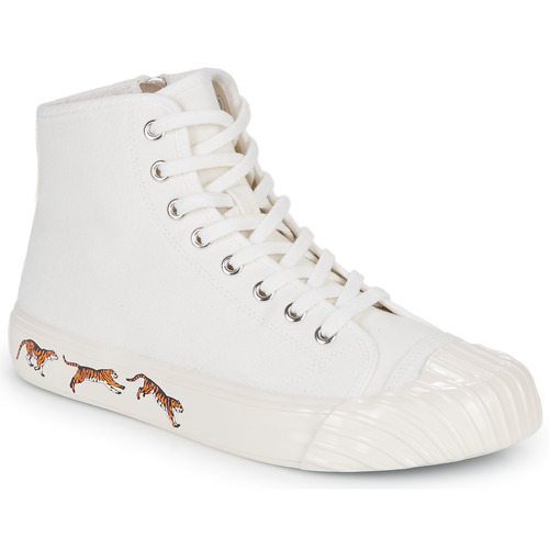 Sapatos Mulher McQ Alexander McQueen Kenzo KENZOSCHOOL HIGH TOP SNEAKERS Branco