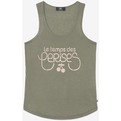Textil Mulher T-shirts e Pólos Le Temps des Cerises T-shirt DEBTRAME Verde