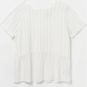 Textil Rapariga Mid weight long sleeve t shirt Le Temps des Cerises Top ISPAGI Branco