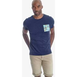 Textil Homem T-shirts e Pólos Le Temps des Cerises T-shirt PILAS Azul