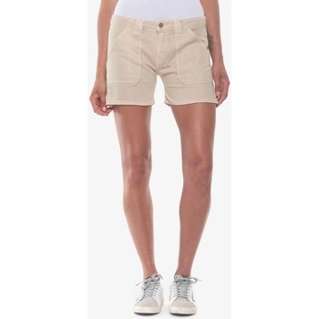Textil Mulher Shorts / Bermudas Couleurs Du Monde Calções calções em ganga OLSEN2 Branco