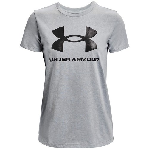 Textil Mulher Mens Under Armour Spotlight Lux MC 2.0 Molded Football Under Armour Graphic Cinza