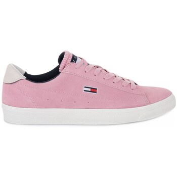 Sapatos Mulher Sapatilhas Tommy Hilfiger Tov Suede Rosa