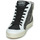 Sapatos Mulher Sapatilhas de cano-alto Meline NKC1151-A-6123 Preto / Branco