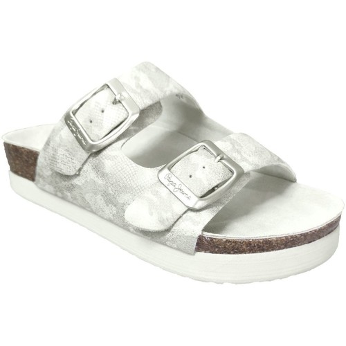 Sapatos Mulher Chinelos Pepe jeans Oban shine Bege