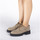 Sapatos Mulher Sapatos leather criss-cross sandals Toni neutri Helen_Beige Bege
