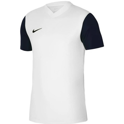 Textil Homem T-Shirt mangas curtas Tights Nike Drifit Tiempo Premier 2 Preto, Branco