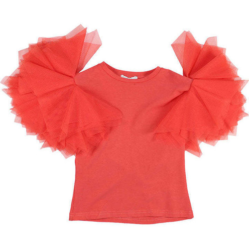 Textil Rapariga T-shirts Knitwear e Pólos Y-Clù Y17017-13-23 Laranja