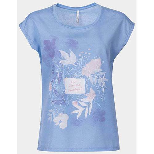 Textil Mulher T-shirts e Pólos Tiffosi 10044096-7-31 Azul