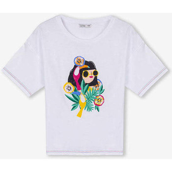 Textil Rapariga T-shirts e Pólos Tiffosi 10043699-5-21 Branco